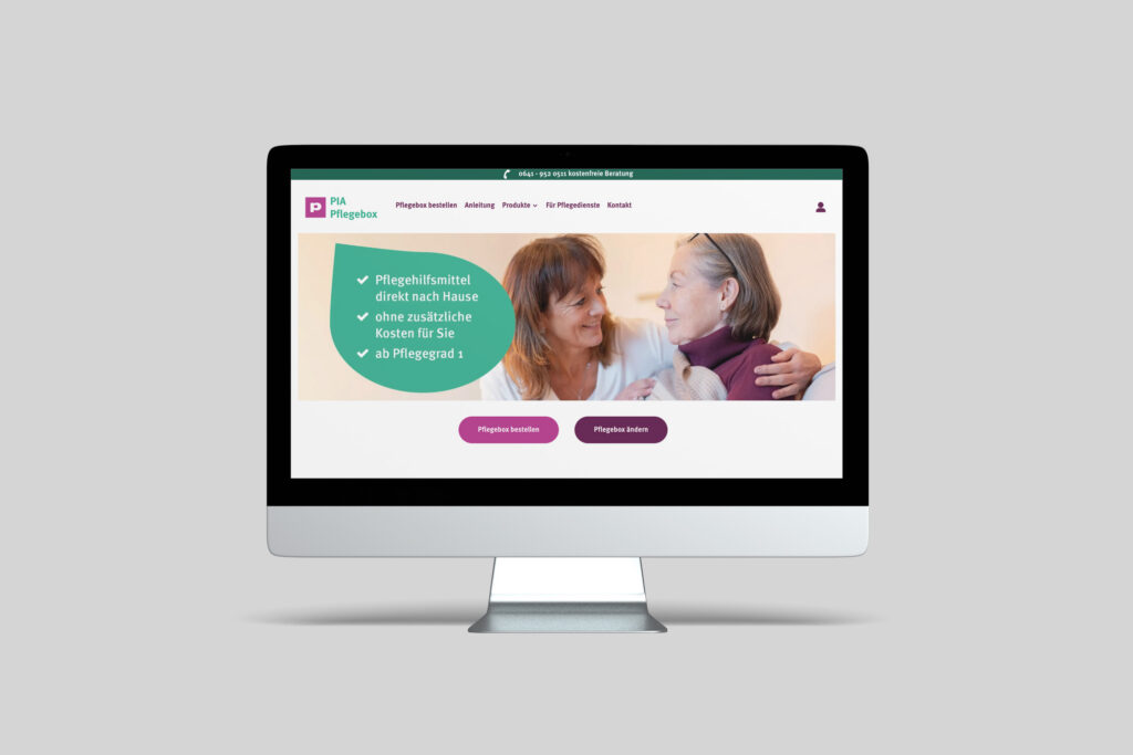 PIA – Onlineshop für Pflegehilfsmittel